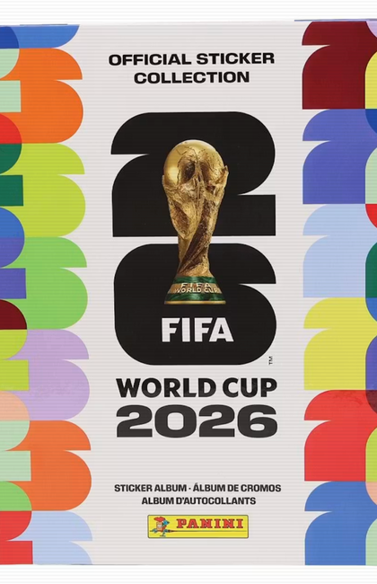 2026 Panini FIFA World Cup Soccer Sticker Hard Cover Album Case - U.S. Version
