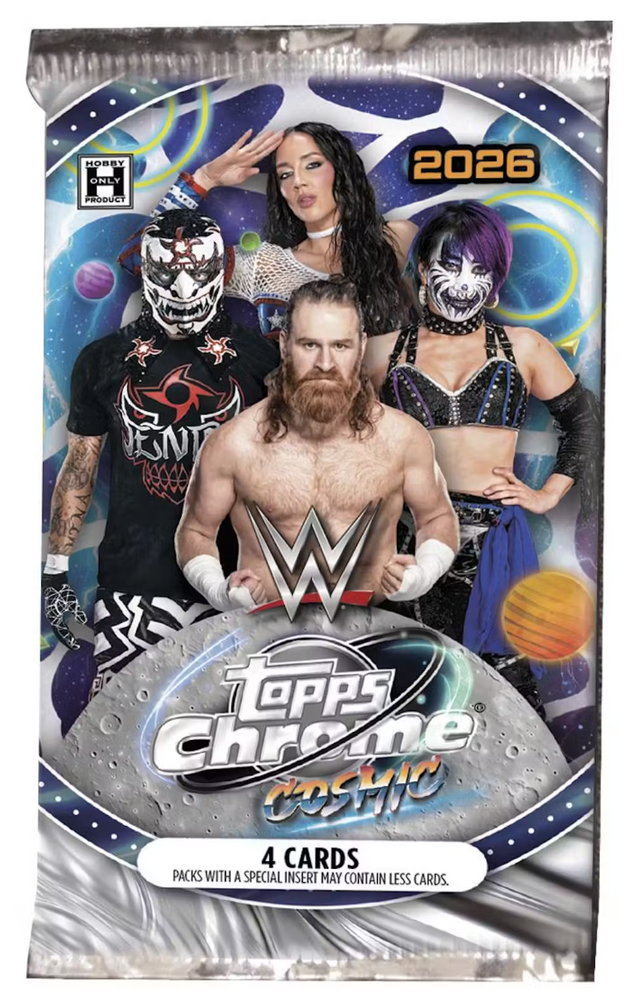 2026 Topps Chrome Cosmic WWE Hobby Pack
