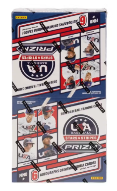 2026 Panini Prizm USA Stars & Stripes Baseball Trading Card Box