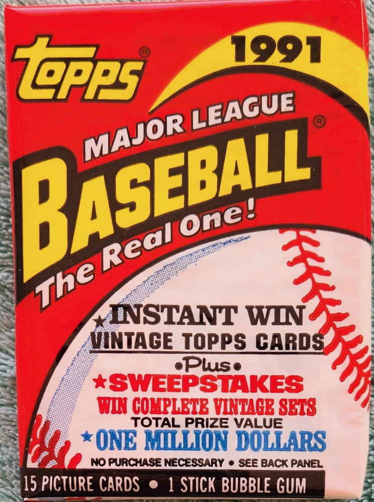 1991 Topps Baseball Pack MLB