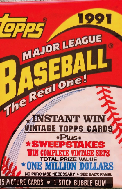 1991 Topps Baseball Pack MLB