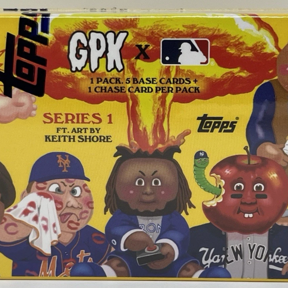2022 TOPPS MLB GARBAGE PAIL KIDS GPK X KEITH SHORE SERIES 1 UNOPENED 6 CARD BOX