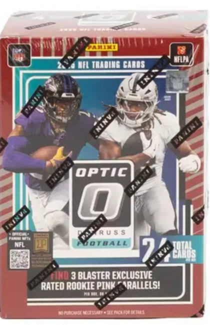 2025 Panini Donruss Optic Football 6-Pack Blaster Box (pink)