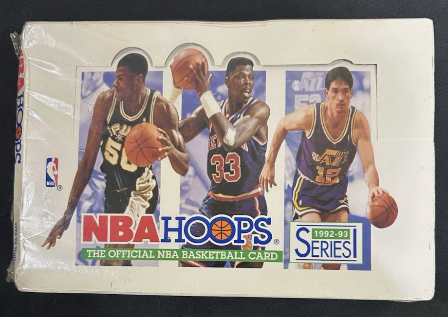 1992-93 NBA Hoops Series 1 Basketball Box Factory Sealed 36 Packs