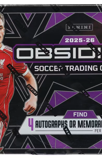 2025/26 Panini Obsidian Soccer Hobby Box