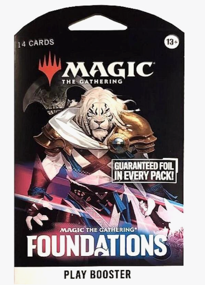 Magic The Gathering Foundations Play Booster Pack Sleeved