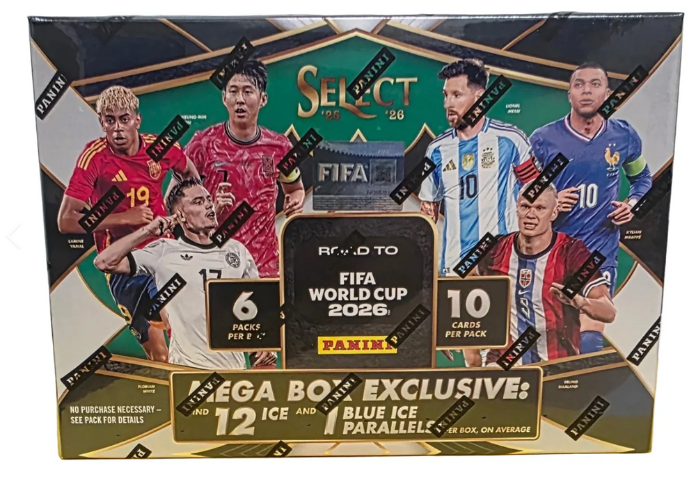 2025/26 Panini Select Road to FIFA World Cup Soccer Hobby Mega Box
