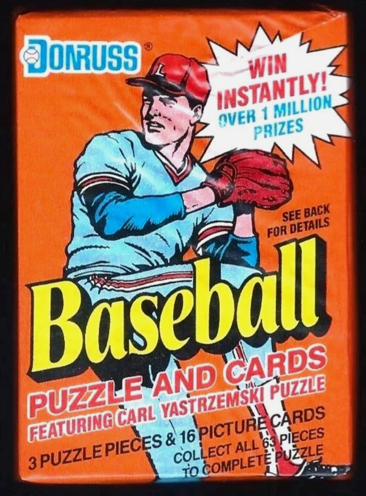1990 Baseball Puzzle and Cards Donruss Pack