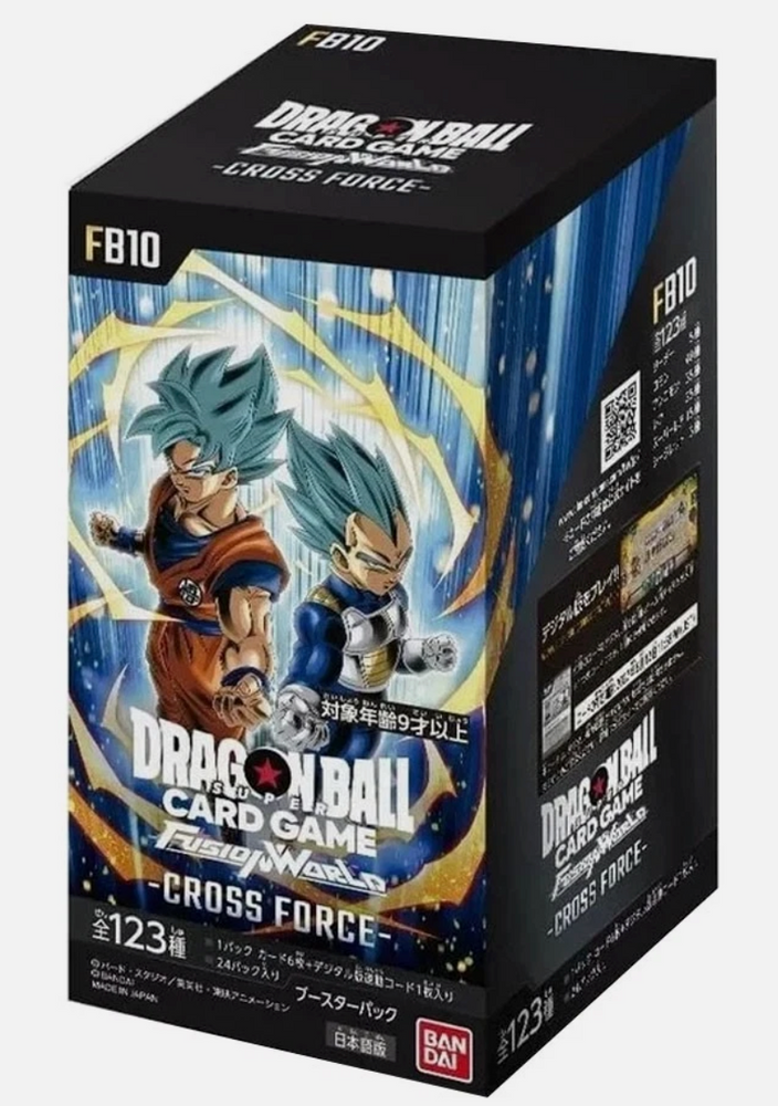 Dragon Ball Super Fusion World CROSS FORCE FB10 Booster Box Japanese