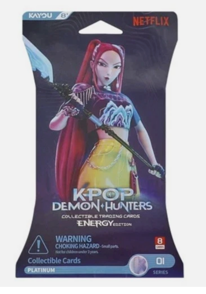 KPop Demon Hunters: Collectible Trading Cards - Energy Edition Booster Pack Sleeved