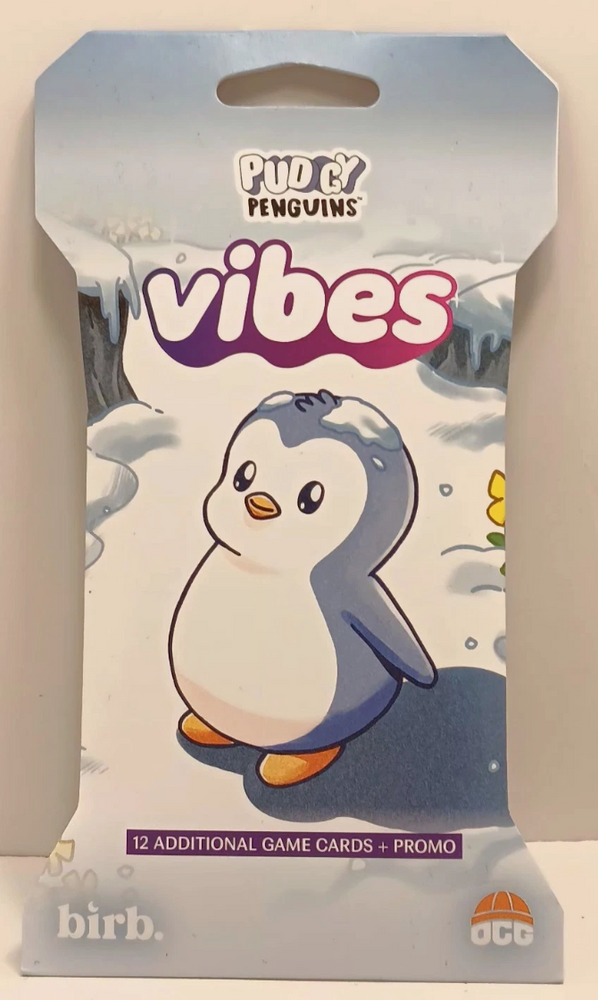 Pudgy Penguins Vibes Series 3 Sleeved Booster Pack Sealed