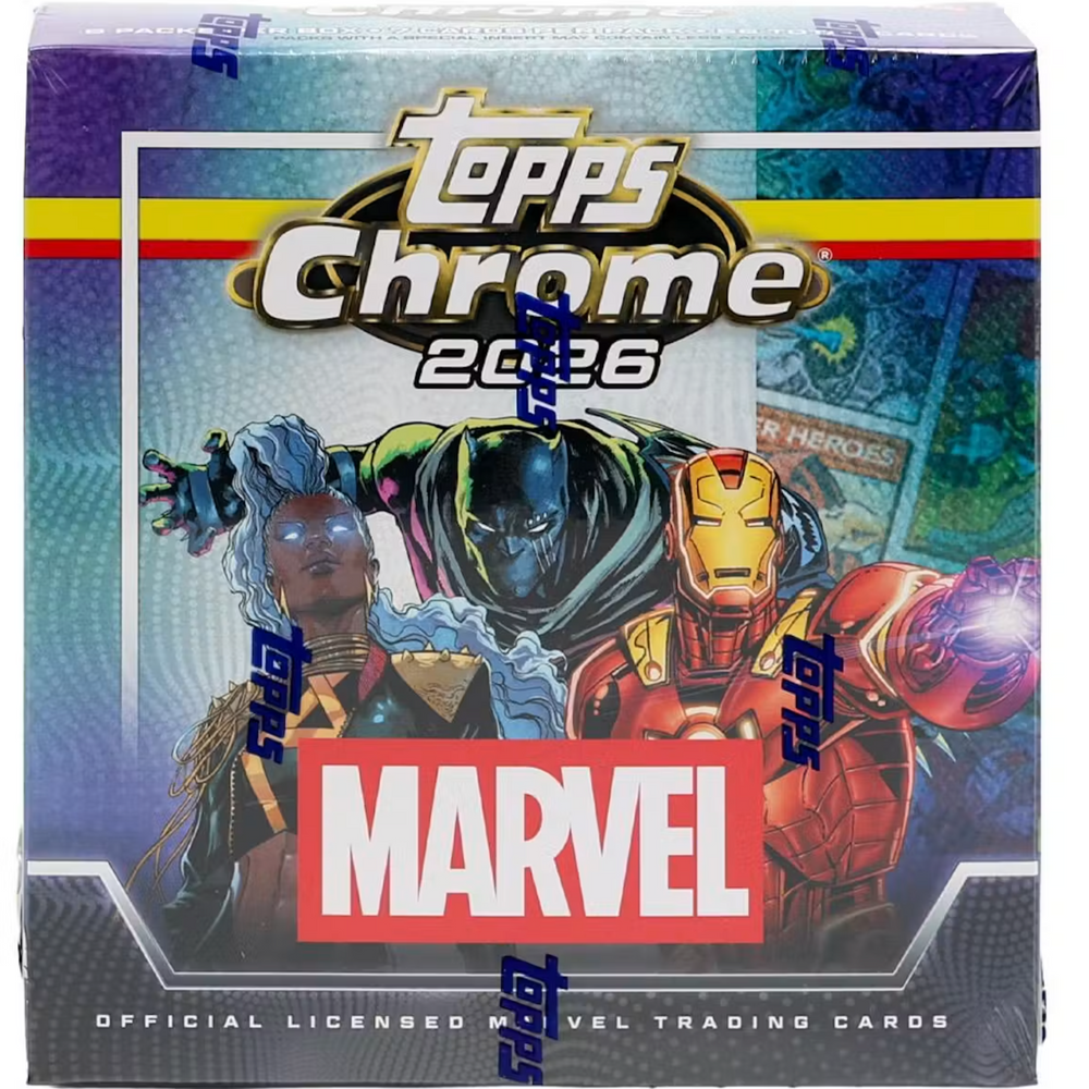 2026 Topps Chrome Marvel Mega Box