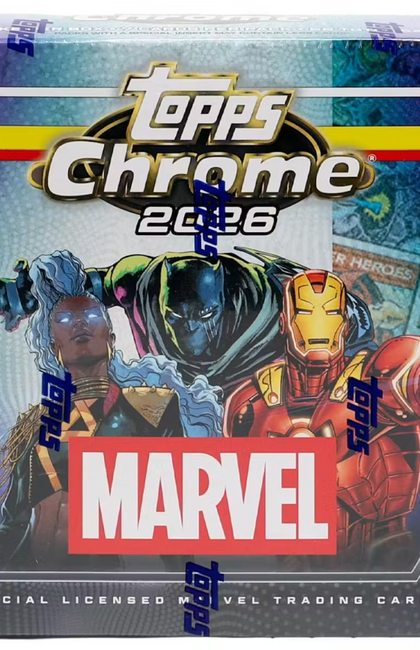 2026 Topps Chrome Marvel Mega Box