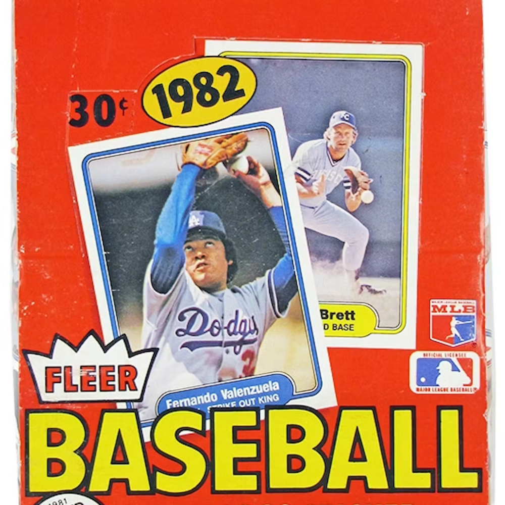 1982 FLEER WAX BOX BASEBALL