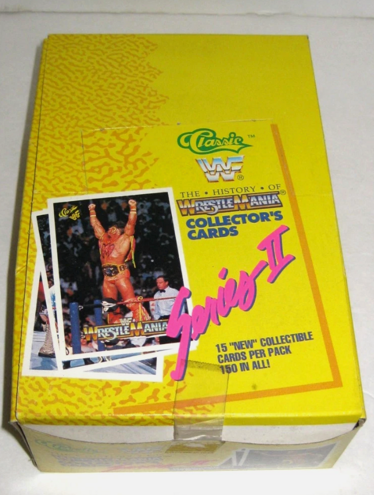 1990 WWF WRESTLEMANIA CARDS 1990 Classic Series II Box 36 Packs