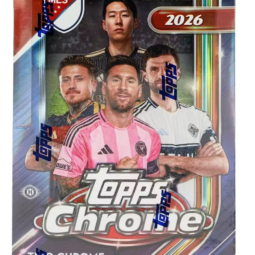 2026 Topps MLS Major League Soccer Chrome Hobby Box