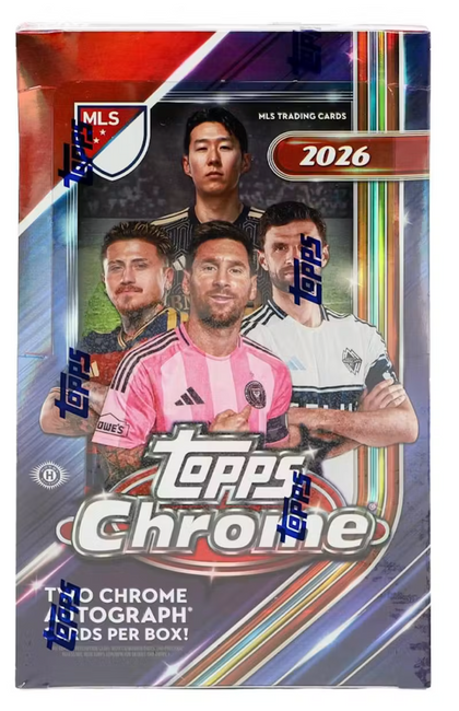 2026 Topps MLS Major League Soccer Chrome Hobby Box