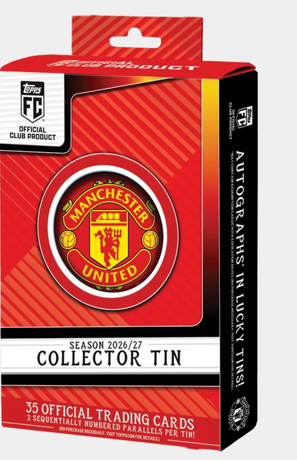 2026-27 Topps Soccer Manchester United Tin