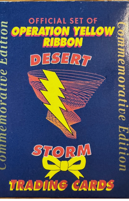 1991 Desert Storm Trading Cards Operation Yellow Ribbon FULL/COMPLETE Set of 60
