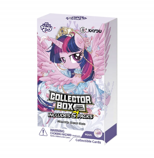 KAYOU My Little Pony Friendship Eternal Cards - Moon Edition English Series 3 - Collector Box 5 Packs