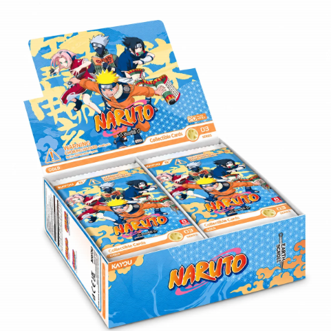 KAYOU NARUTO Smriti Collectible Card - Earth Scroll English Series 3 Box with Promo Card
