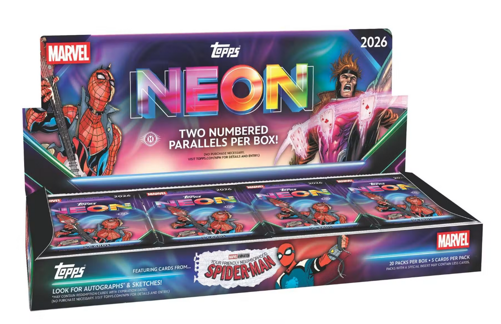 2026 Topps Marvel Neon Hobby Box