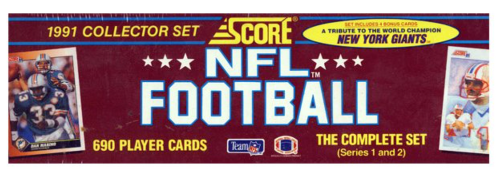 1991 Score NFL Football Complete Set (Series 1&2)