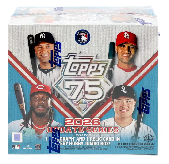2026 Topps Update Series Baseball Hobby Jumbo Box (Presell)