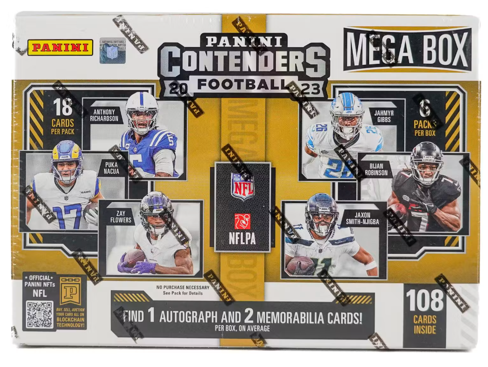 2023 Panini Contenders Football Mega Box (Teal Parallels)