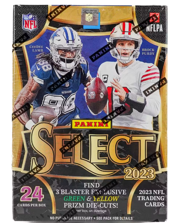 2023 Panini Select Football Blaster Box (Green & Yellow Prizms!)