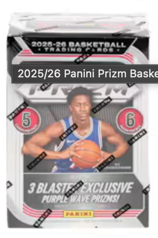2025/26 Panini Prizm Basketball Blaster Box