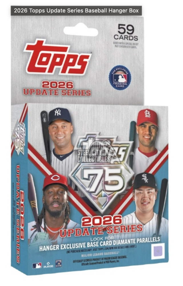 2026 Topps Update Series Baseball Hanger Box
