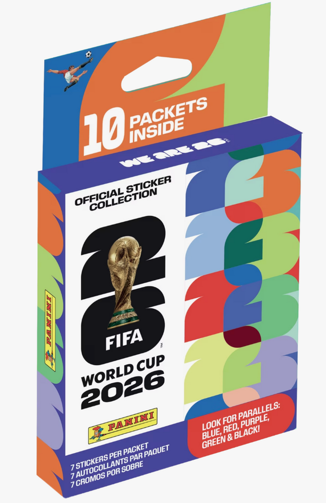 2026 Panini FIFA World Cup Soccer 10-Pack Sticker Box - U.S.