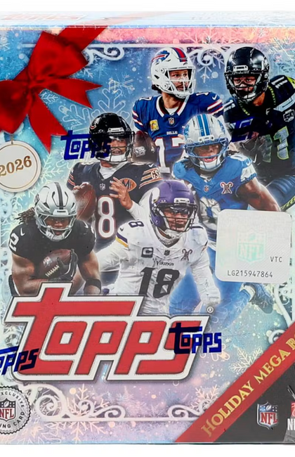 2026 Topps Holiday Football Mega Box