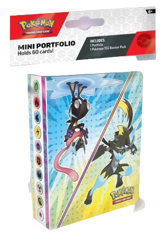 Pokémon TCG Mini Portfolio (Q4 2026) Pitch Black edition w/Pitch Black Booster Pack