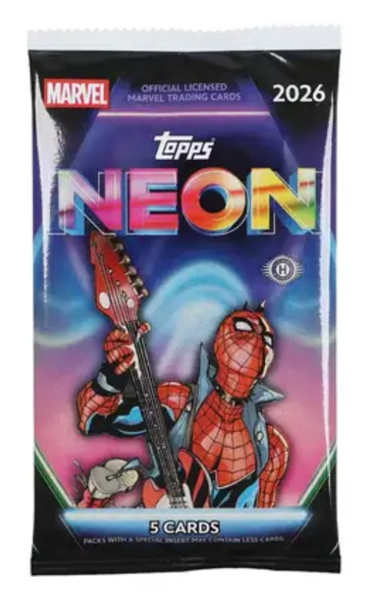 2026 Topps Marvel Neon Hobby Pack - Rizo Sports