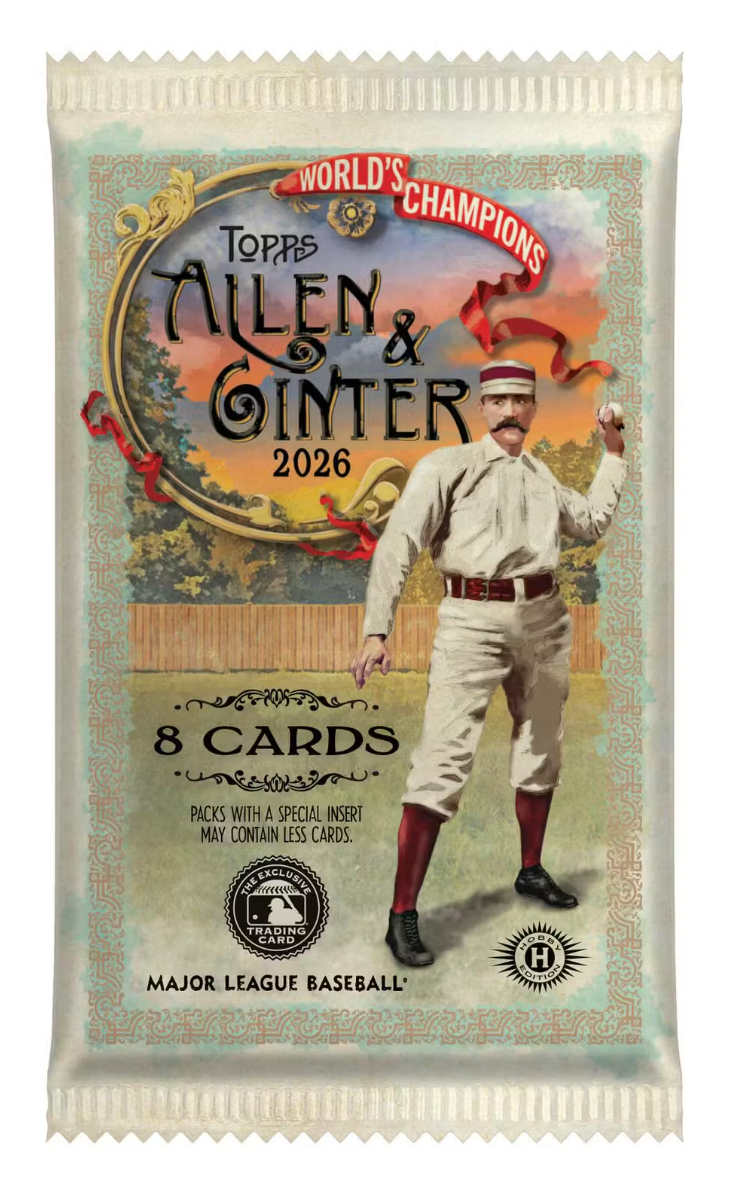 Small Base Ball 2026 Topps Allen & Ginter Baseball Hobby Pack - Rizo Sports
