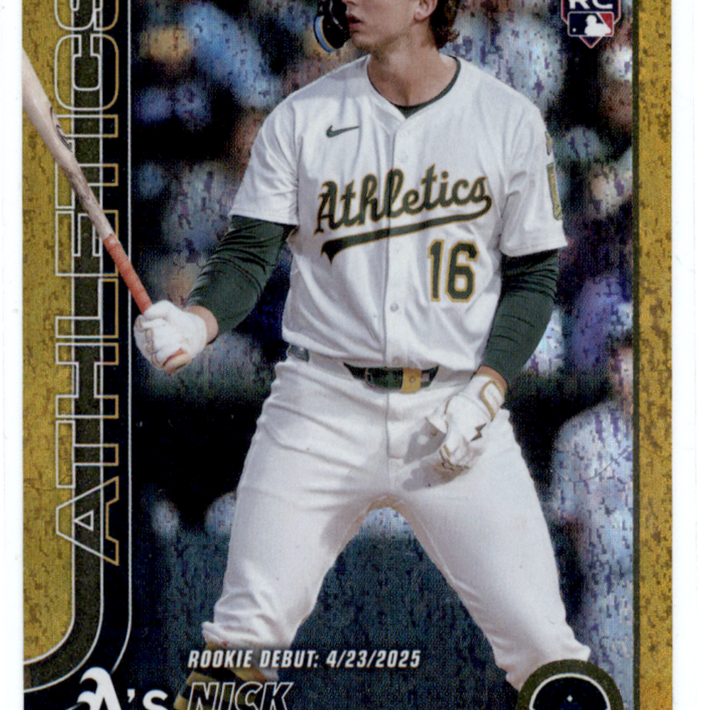 2025 Topps Update Series Nick Kurtz #US197 Gold Foil
