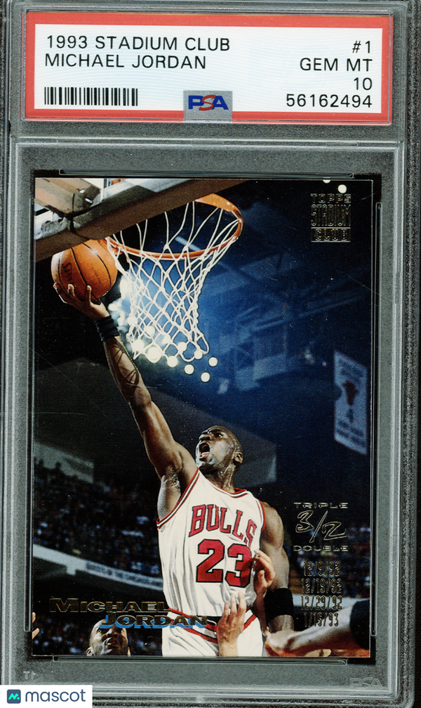 1993 Stadium Club Michael Jordan #1 PSA 10