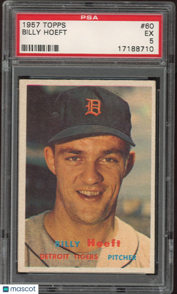 1957 Topps Billy Hoeft #60 PSA 5