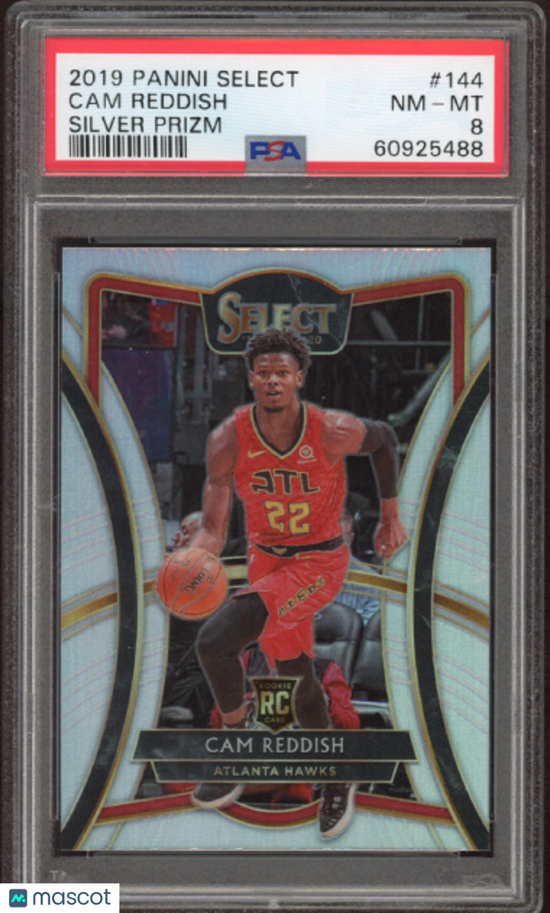 2019 Panini Select Cam Reddish #144 Silver Prizm PSA 8