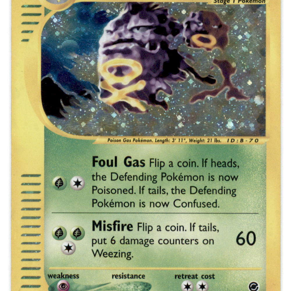 2002 Expedition Base Set Weezing #32/165