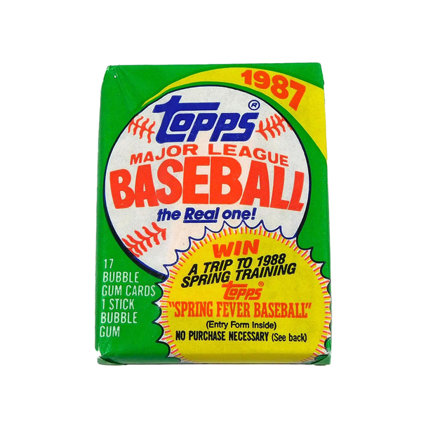 1987 Topps Baseball Pack