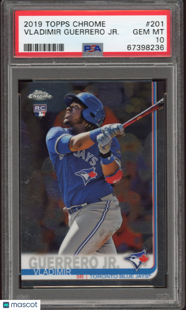 2019 Topps Chrome Vladimir Guerrero JR. #201 PSA 10