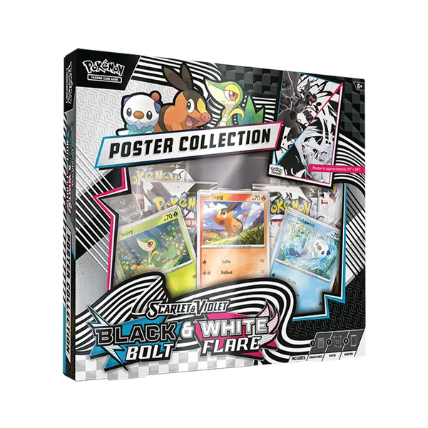 Pokemon Scarlet and Violet Unova Poster Collection - SV: Black Bolt of