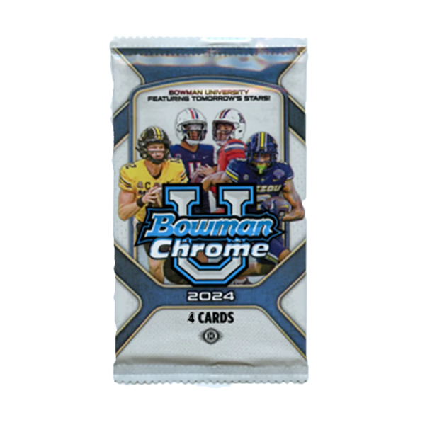 2024 Bowman University Chrome Football Hobby Pack