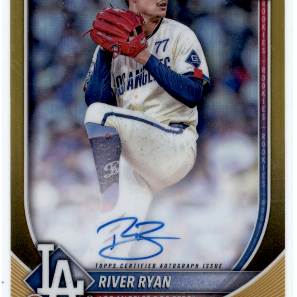 2025 Bowman Chrome River Ryan #CRA-RR Gold