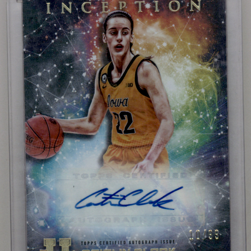 2023 Bowman University Inception Caitlin Clark #PMP-CC Primordial Prospect Autograph /99