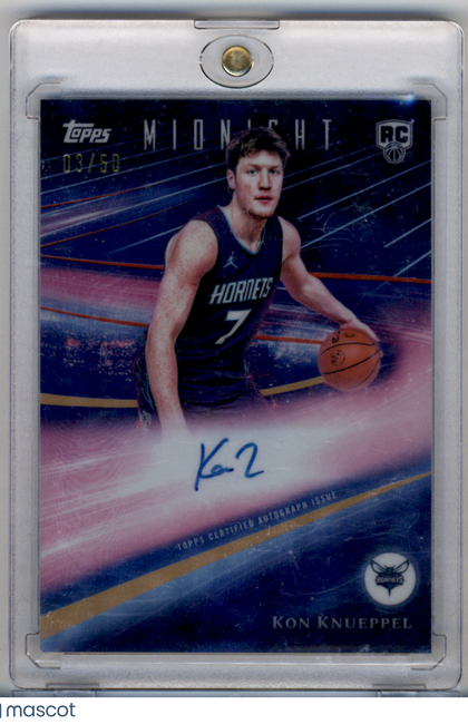 2025 Topps Midnight Rookie Horizon Signatures Kon Knueppel #RHS-KK /50