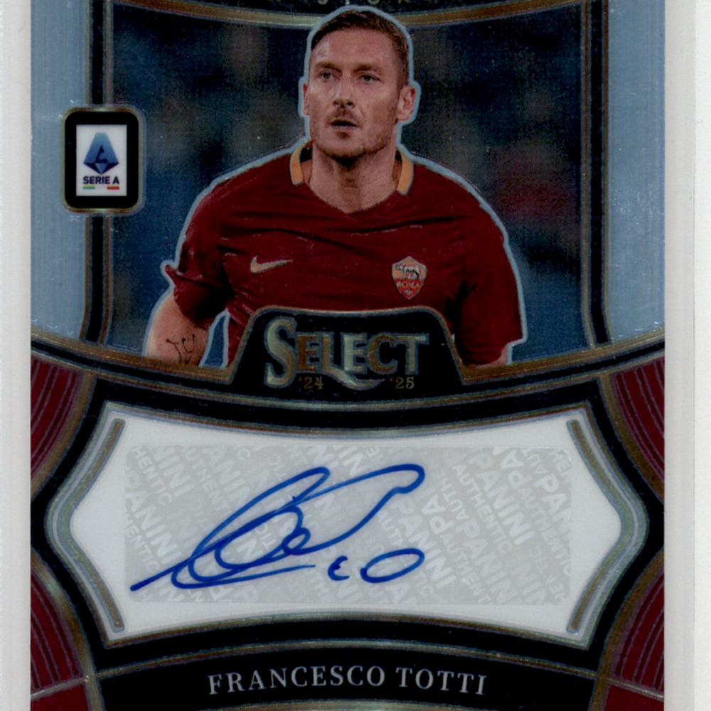 2025 Panini Select Serie A Soccer Serie A Signatures Francesco Totti #SS-FTO
